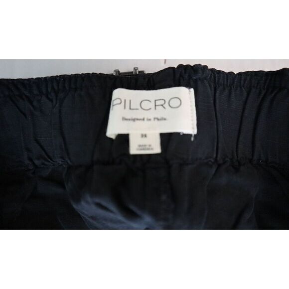 Pilcro x Anthropologie OB1859754 Women Sz 25 Black Boot Tuck Parachute Pants - Picture 3 of 14